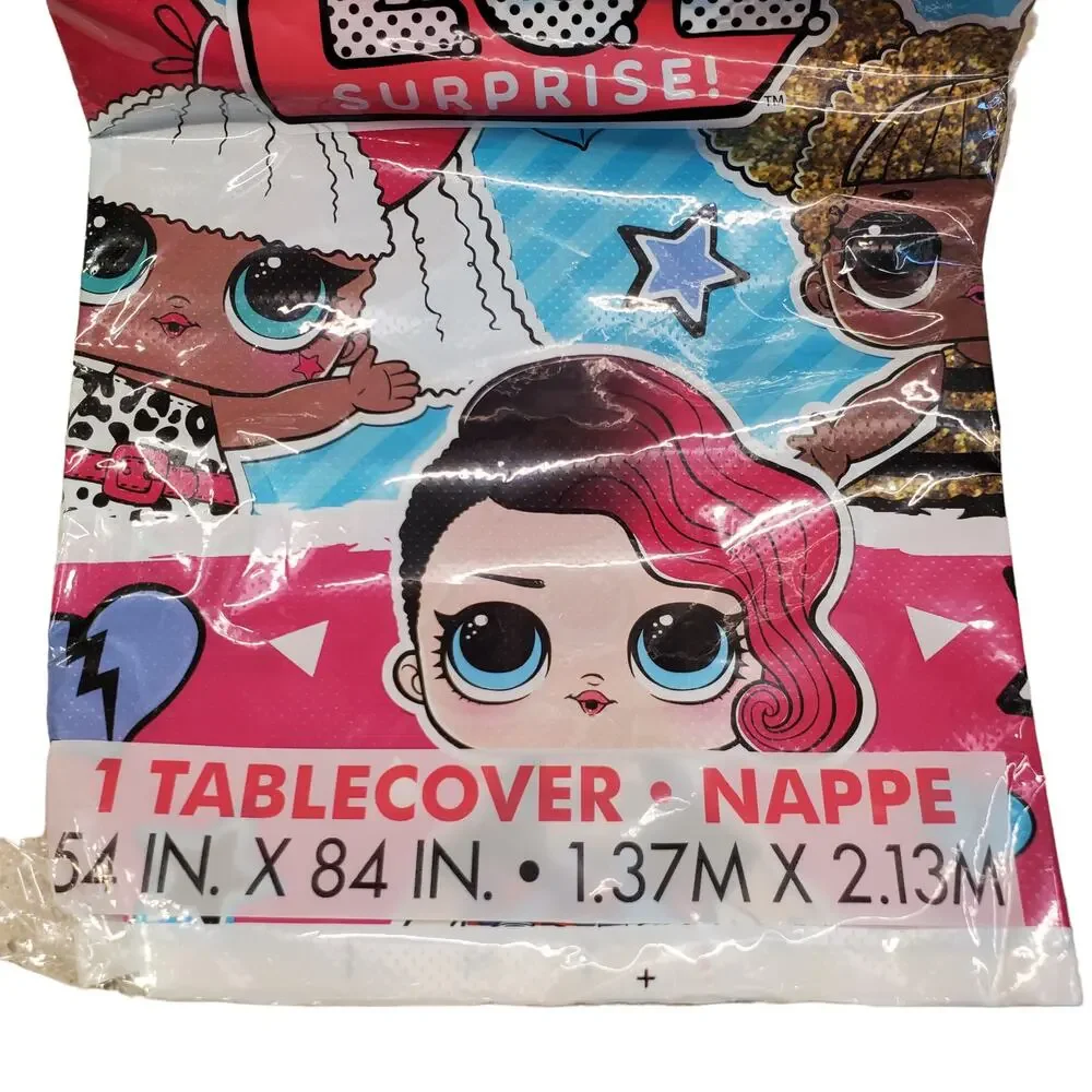 LOL Surprise Tablecloth Birthday Party Supplies LOL Tablecover Rectangle
